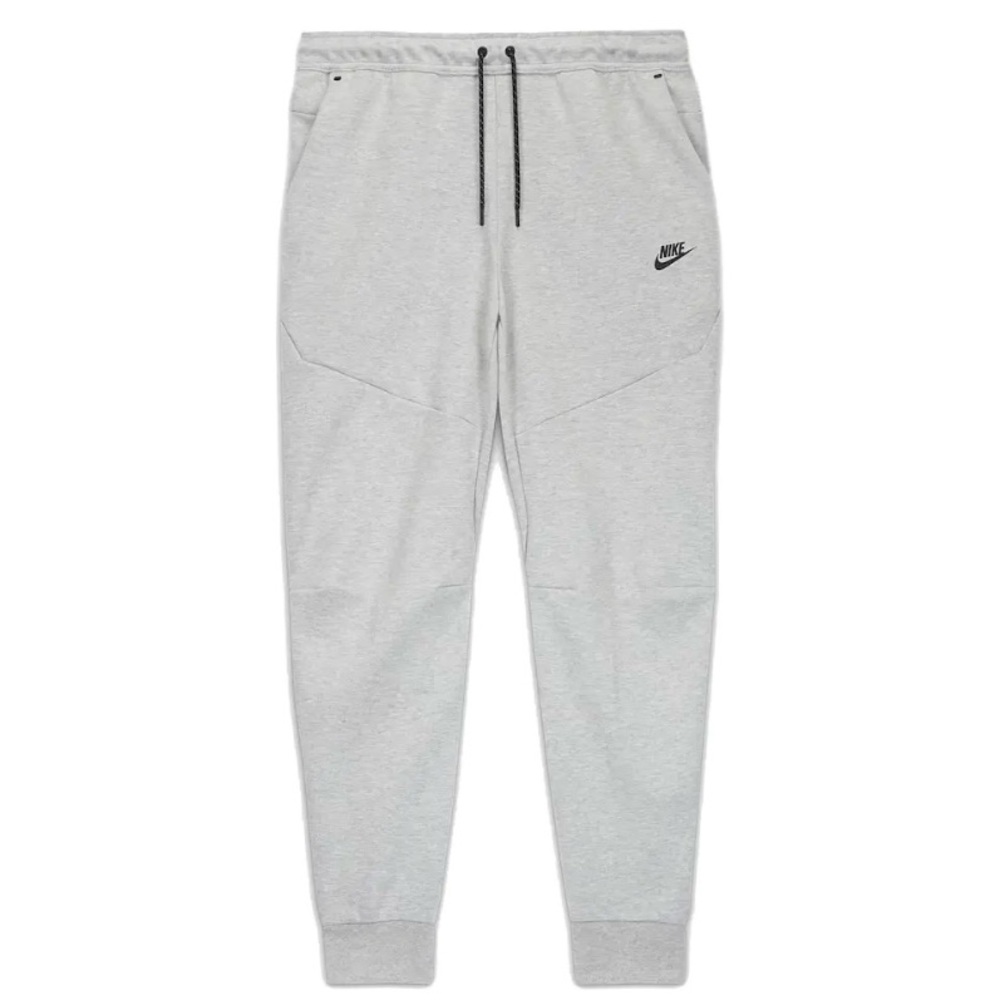 Tech Nike Fleece Dark Grey Heather/Black slim-fit joggers.